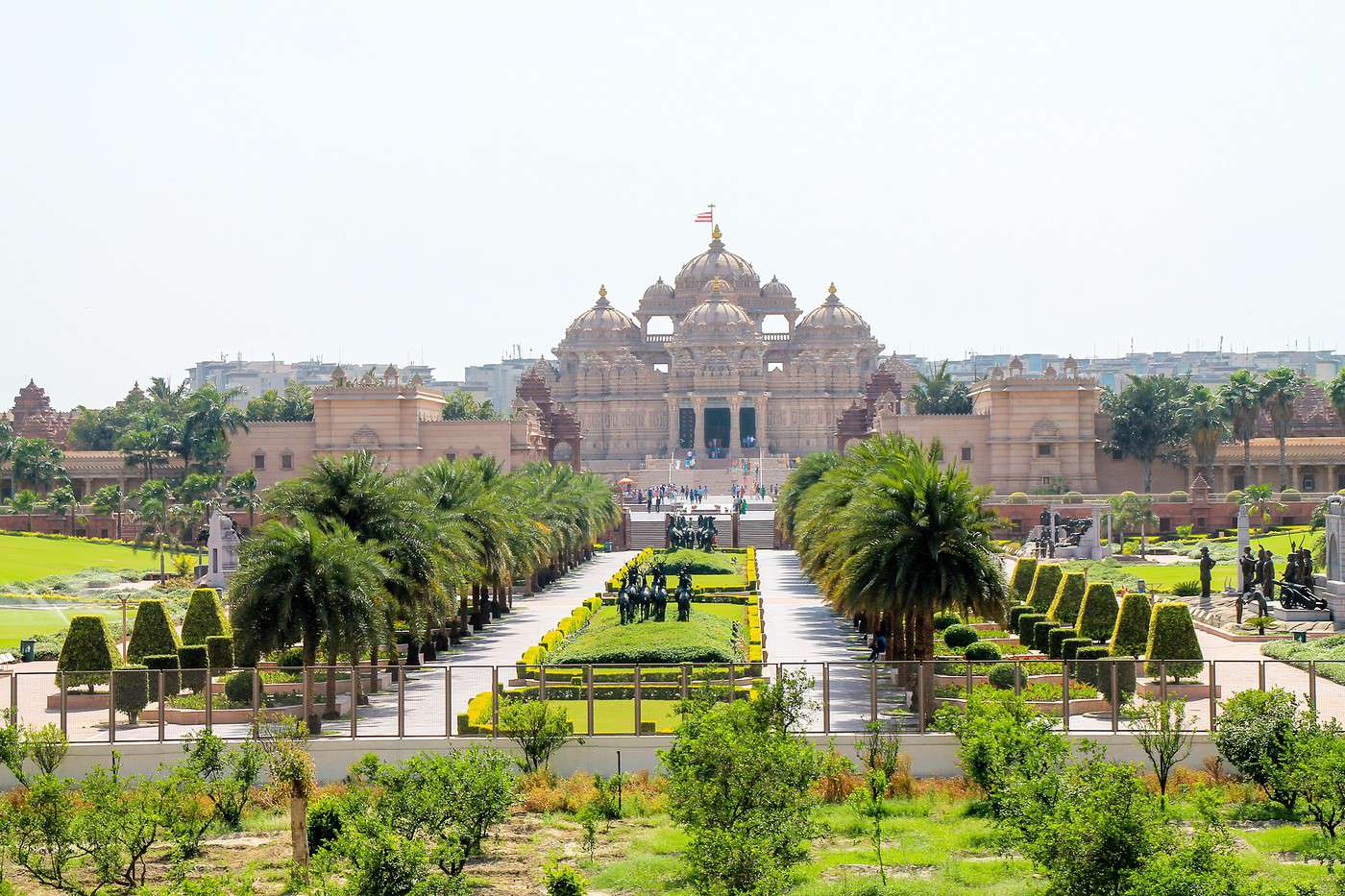 Temple Akshardham, Delhi, Inde Temple Akshardham, Delhi, Inde