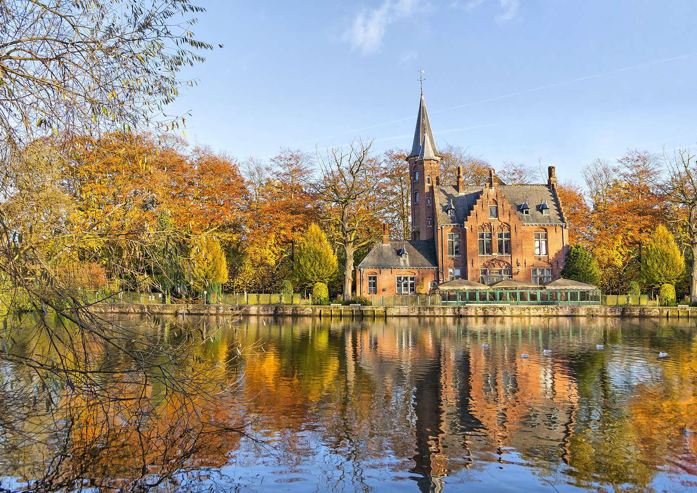 Parc du Minnewater, Bruges, Belgique Parc du Minnewater, Bruges, Belgique