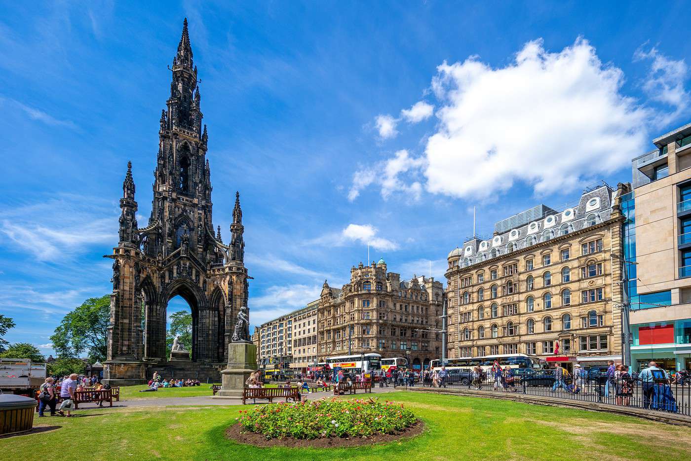 Scott Monument, Edimbourg, Grande Bretagne Scott Monument, Edimbourg, Grande Bretagne
