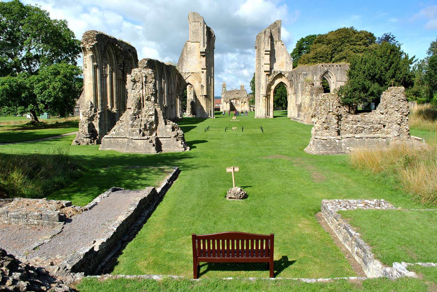 Abbaye, Glastonbury, Grande Bretagne Abbaye, Glastonbury, Grande Bretagne