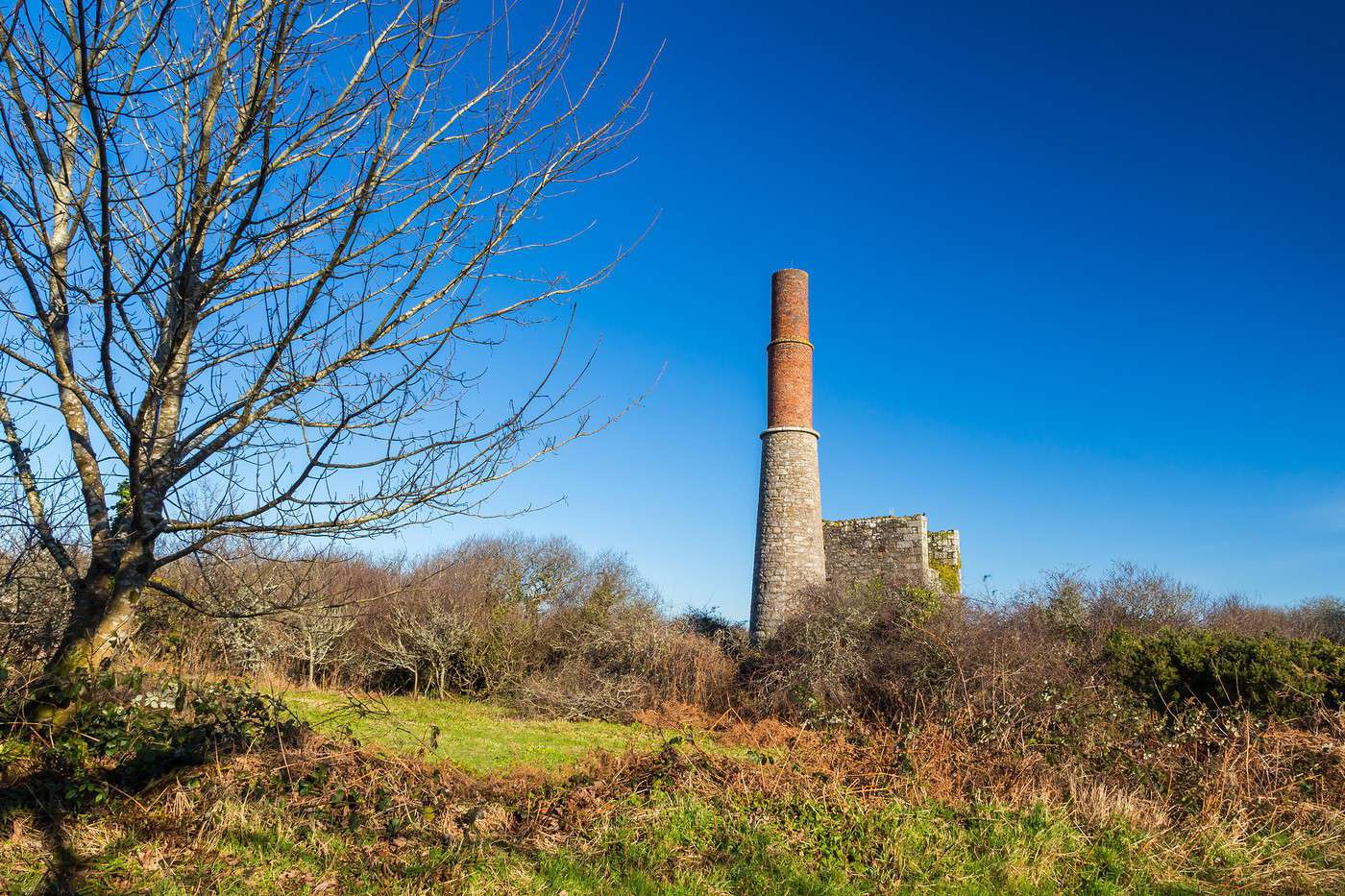 Paysage minier des Cornouailles, Grande Bretagne