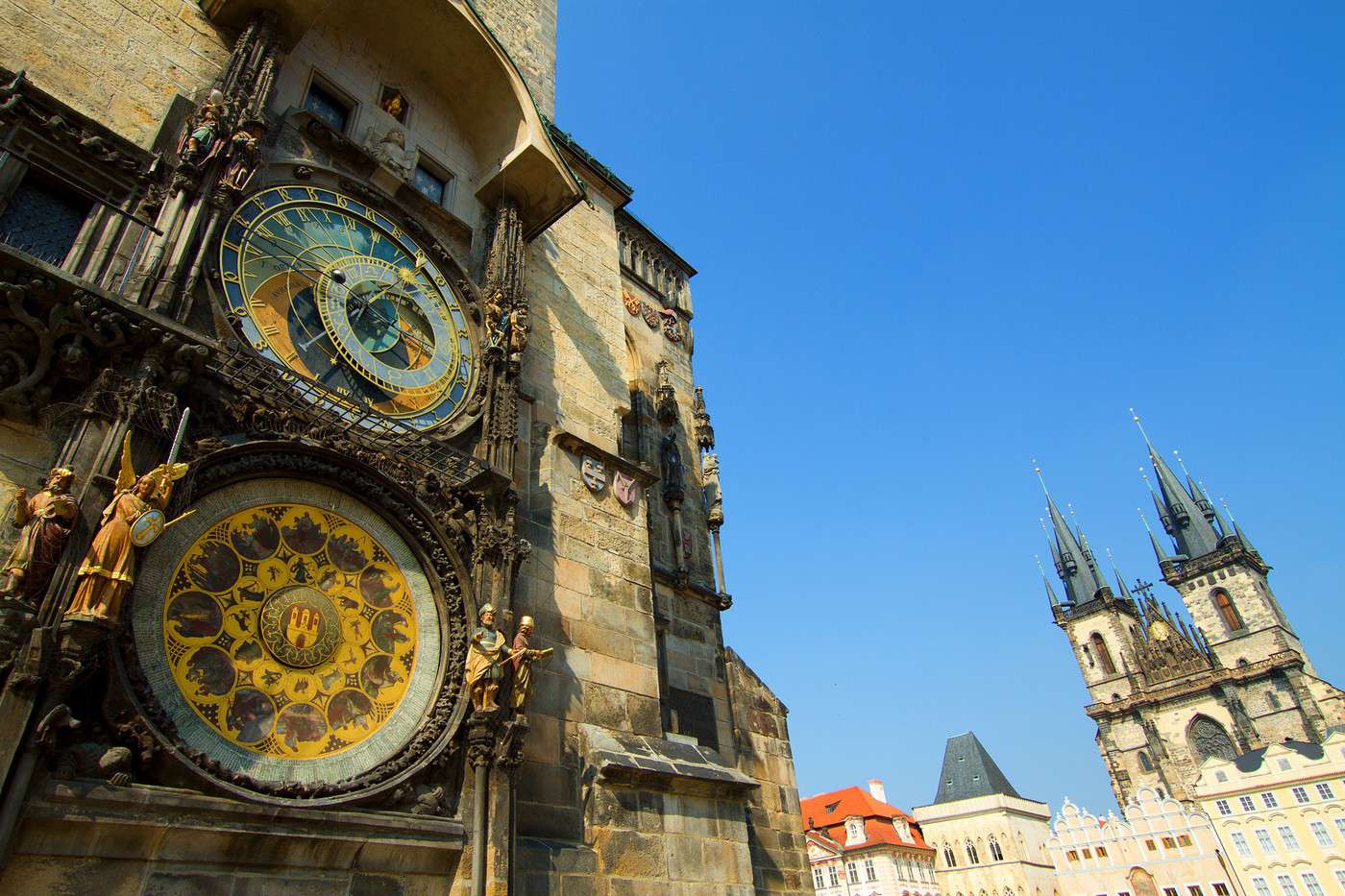 Horloge astronomique, Prague, République Tchèque Horloge astronomique, Prague, République Tchèque