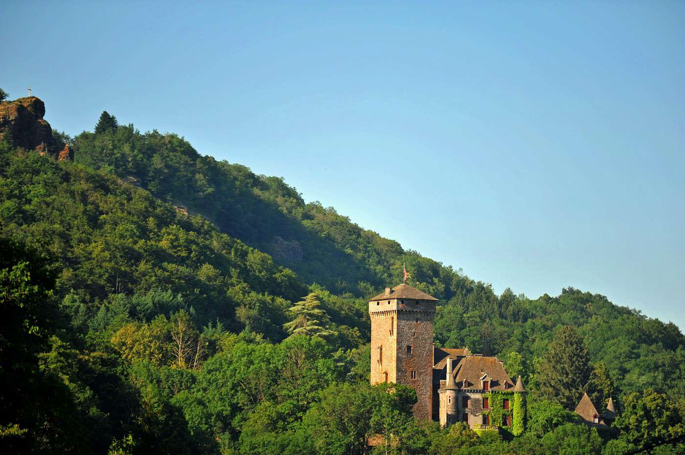 Ch&acirc;teau de Pesteils, Cantal, France