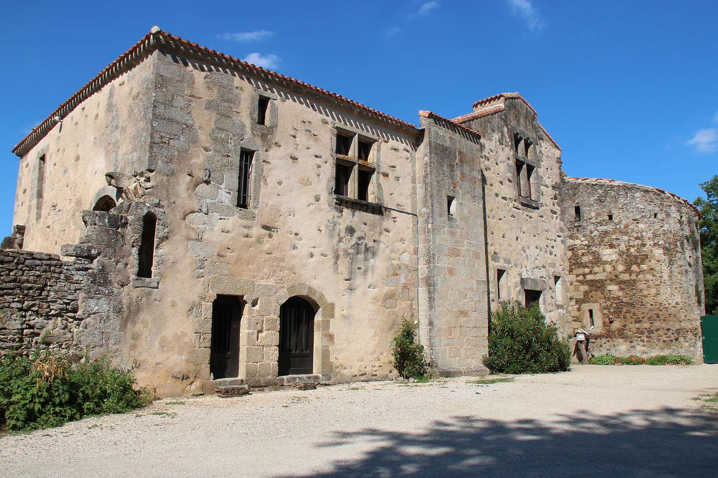 Notre-Dame de la Graineti&egrave;re abbey. Les Herbiers, Vend&eacute;e, France