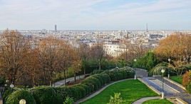 Quartier Belleville, Paris, France