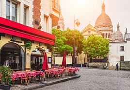 Quartier Montmartre, Paris, France