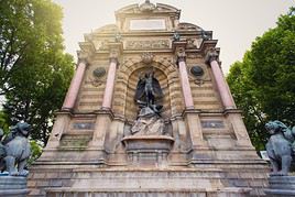 Fontaine Saint-Michel, Paris, France