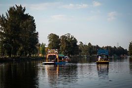 Canaux de Xochimilco, Mexique