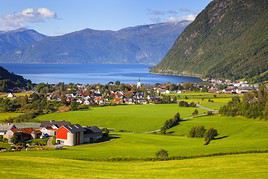 Fjord de Sognefjord, Norv&egrave;ge