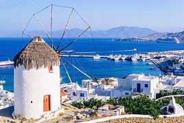 Moulin à vent, Mykonos, Grèce