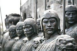 Mausol&eacute;e de l'empereur Qin, Chine