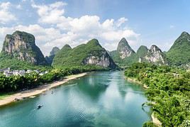Rivi&egrave;re Li, Chine