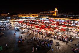 Place Jemaa-el-Fna, Marrakech, Maroc