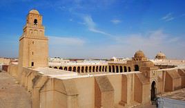 Grande mosqu&eacute;e, Kairouan, Tunisie