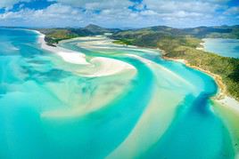 &Icirc;les Whitsunday, Queensland, Australie