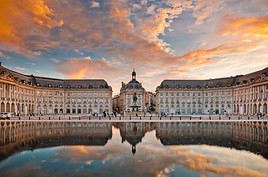 Miroir d'eau, Bordeaux, Gironde, France