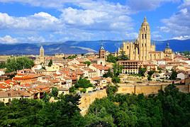 Vieille ville de S&eacute;govie, Segovie, Espagne