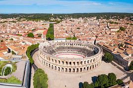 Ar&egrave;nes de N&icirc;mes, Gard, France