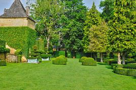 Jardins du Manoir d'Eyrignac, Dordogne, France