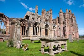 Abbaye de Melrose, Grande Bretagne