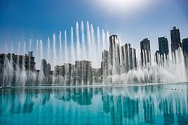 Fontaine de Duba&iuml;, Dubai, &Eacute;mirats Arabes Unis