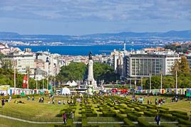 Parc Eduardo VII, Lisbonne, Portugal