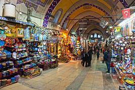Grand bazar d'Istanbul, Istanbul, Turquie