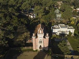 Chapelle mauresque de la villa alg&eacute;rienne, L&egrave;ge-Cap Ferret, Gironde, France