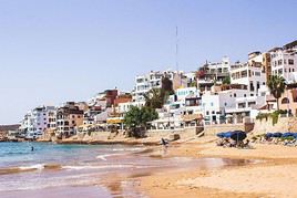 Taghazout, Route d'Essaouira à Agadir, Maroc