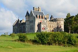 Ch&acirc;teau d'Abbadia, Hendaye, Pyr&eacute;n&eacute;es-Atlantiques, France
