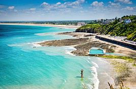 Plages de Granville, Granville, Manche, France