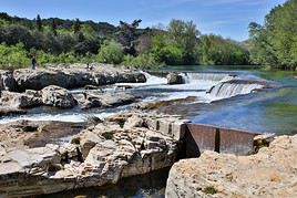 Cascades du Sautadet, La Roque-sur-C&egrave;ze, Gard, France