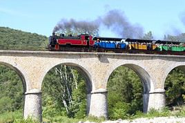Train &agrave; vapeur des C&eacute;vennes, Anduze, Gard, France