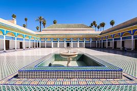 Palais de la Bahia, Marrakech, Maroc