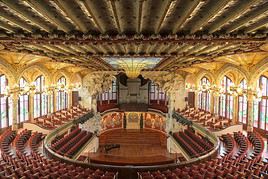 Palais de la musique catalane, Barcelone, Espagne