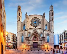 Basilique Santa Maria del Mar, Barcelone, Espagne