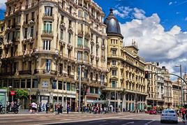 Gran Via, Madrid, Espagne
