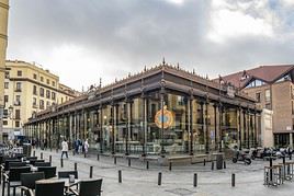March&eacute; de San Miguel, Madrid, Espagne