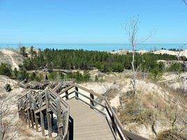 Parc d'état des Indiana Dunes, Indiana, États-Unis