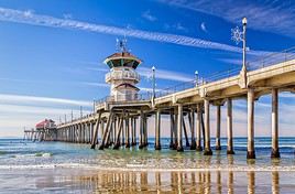 Huntington Beach Pier, Orange County, Californie, &Eacute;tats-Unis