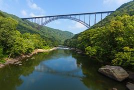 Gorges de la New River, Virginie Occidentale, &Eacute;tats-Unis