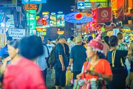 Khao San Road, Bangkok, Tha&iuml;lande