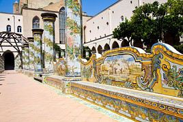 Basilique Santa Chiara, Naples, Italie