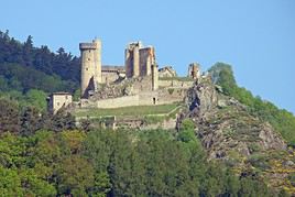 Ch&acirc;teau de Rochebaron, Haute-Loire, France