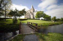 Abbaye de Cerisy la for&ecirc;t, Manche, France
