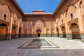 Mosqu&eacute;e et medersa Ben Youssef, Marrakech, Maroc