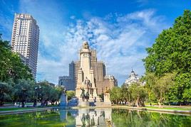 Plaza de Espana, Madrid, Espagne