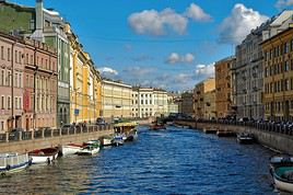 Canaux, Saint-P&eacute;tersbourg, Russie