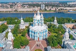 Monast&egrave;re Smolny, Saint-P&eacute;tersbourg, Russie