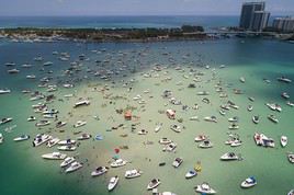 Haulover Sandbar, Miami, Floride, &Eacute;tats-Unis